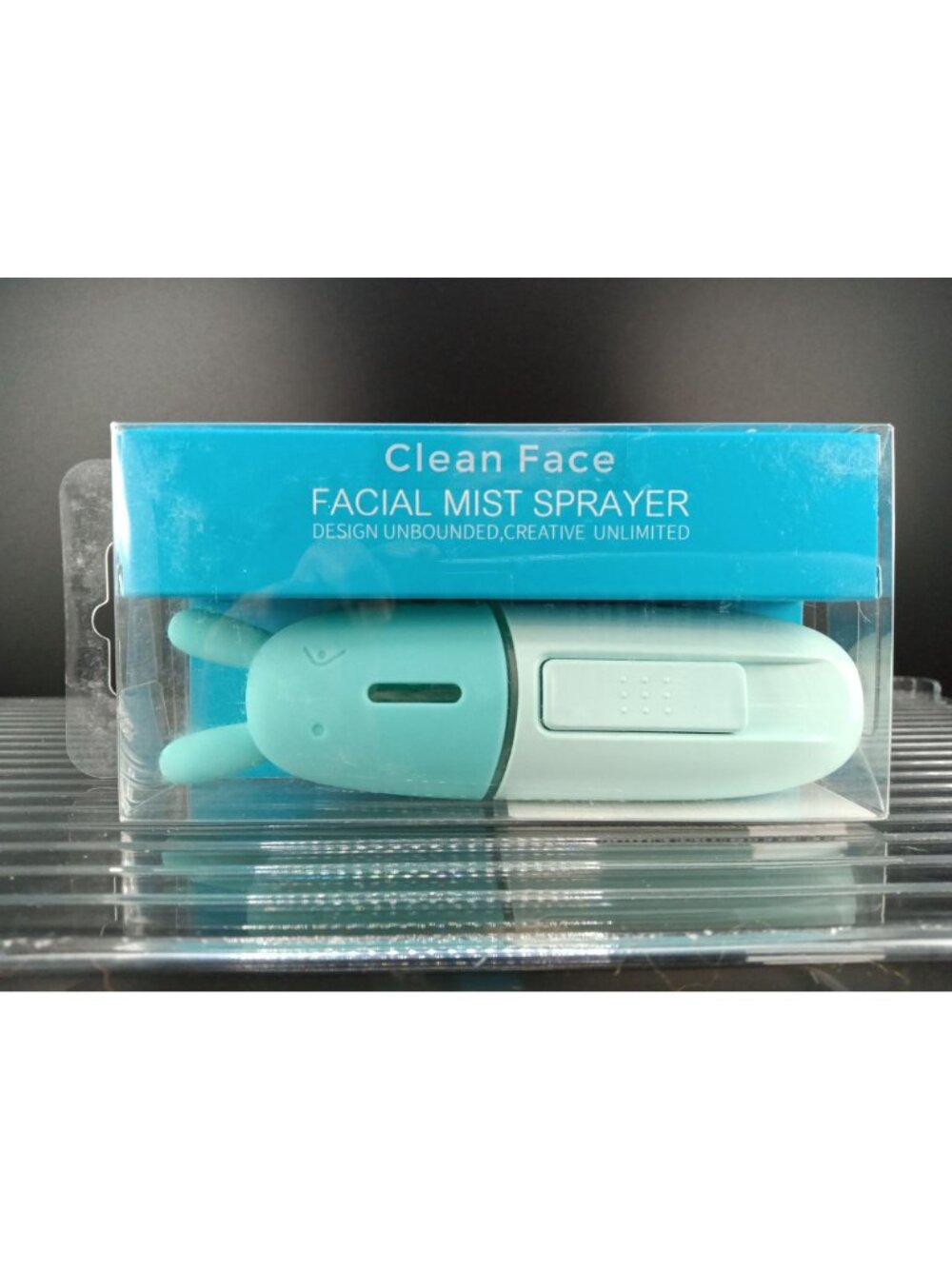 Clean Face Portable Facial Mist Sprayer USB Rechargeable Mint Green - Picture 6 of 6